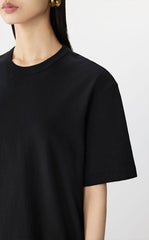 T-Shirt / JNBY Loose-Fit Cotton Short Sleeve Tee