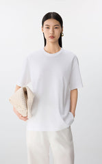 T-Shirt / JNBY Loose-Fit Cotton Short Sleeve Tee