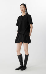 T-shirt / JNBY Sculpted Oversized Tee with Metal Button