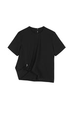 T-shirt / JNBY Sculpted Oversized Tee with Metal Button