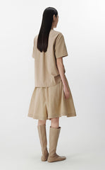 T-shirt / JNBY Sculpted Oversized Tee with Metal Button