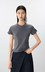 T-shirt / JNBY Twisted Detail Cotton Tee