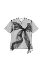 T-shirt / JNBY Mesh Butterfly Bow Tee