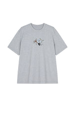 T-Shirt / JNBY Beaded Floral Cotton Tee