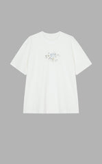 T-Shirt / JNBY Beaded Floral Cotton Tee