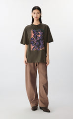 T-shirt / JNBY Oversized Cotton Tee with Floral Print
