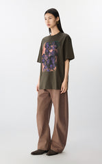 T-shirt / JNBY Oversized Cotton Tee with Floral Print
