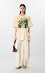 T-shirt / JNBY Oversized Cotton Tee with Floral Print