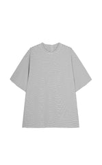 T-Shirt / JNBY Oversized Stripe Cotton Tee