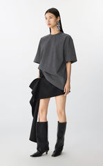 T-Shirt / JNBY Oversized Stripe Cotton Tee