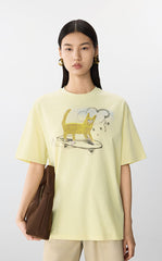 T-shirt / JNBY Ceramic Cat Tee