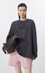 T-Shirt / JNBY Relaxed-Fit Ceramic Cat Long Sleeve Tee