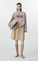 T-Shirt / JNBY Relaxed-Fit Ceramic Cat Long Sleeve Tee