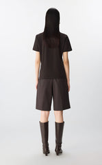 Shirt / JNBY Soft Stretch Cotton Short Sleeve Polo
