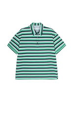 T-Shirt / JNBY Striped Cotton Relaxed Polo Tee