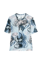 T-Shirt / JNBY Fitted Floral Art Tee