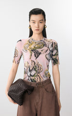 T-Shirt / JNBY Fitted Floral Art Tee