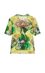 T-Shirt / JNBY Fitted Floral Art Tee