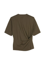 T-Shirt / JNBY Waist Pleated Sculpting Tee