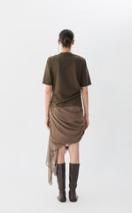T-Shirt / JNBY Waist Pleated Sculpting Tee