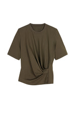 T-Shirt / JNBY Waist Pleated Sculpting Tee