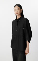 Shirt / JNBY Oversized Silk Shirt