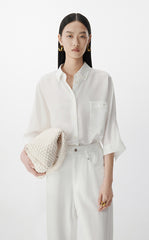 Shirt / JNBY Oversized Silk Shirt