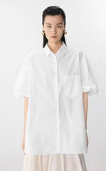 Shirt / JNBY Oversized A-line Cotton Shirt