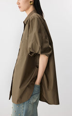 Shirt / JNBY Oversized A-line Cotton Shirt