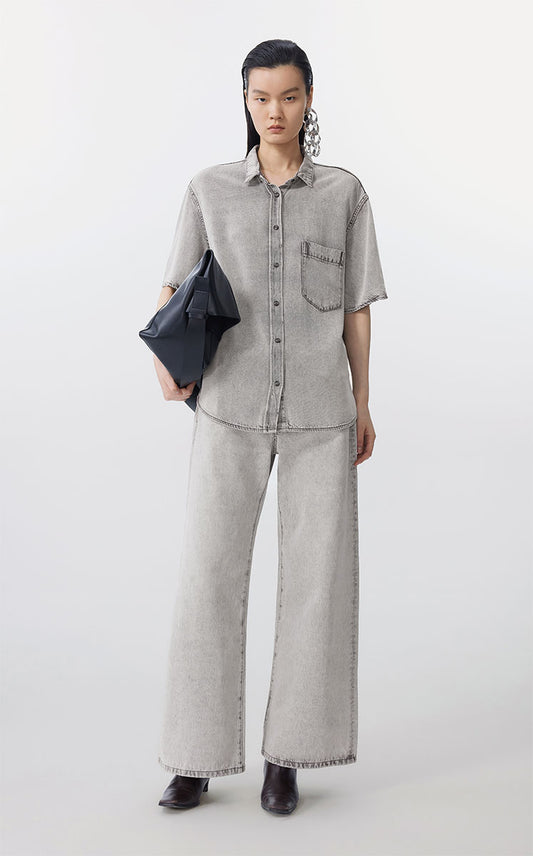Shirt / JNBY Relaxed Tencel Shirt