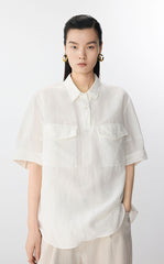 Shirt / JNBY Oversized Eco-friendly Rayon Top