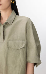 Shirt / JNBY Oversized Eco-friendly Rayon Top