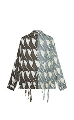 Shirt / JNBY Wrinkled Patterned Long Sleeve Shirt