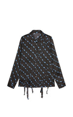 Shirt / JNBY Wrinkled Patterned Long Sleeve Shirt