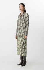 Shirt / JNBY Wrinkled Patterned Long Sleeve Shirt