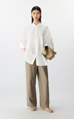 Shirt / JNBY Oversized Cotton-Silk Shirt