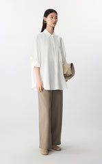 Shirt / JNBY Oversized Cotton-Silk Shirt