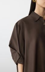 Shirt / JNBY Oversized Cotton-Silk Shirt