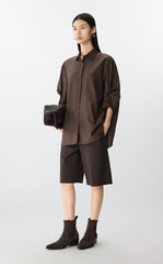 Shirt / JNBY Oversized Cotton-Silk Shirt