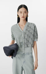 Shirt / JNBY Urban Print Short Sleeve Shirt