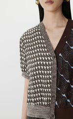 Shirt / JNBY Urban Print Short Sleeve Shirt