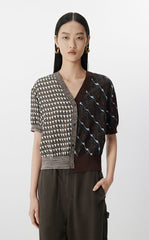 Shirt / JNBY Urban Print Short Sleeve Shirt