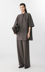 Shirt / JNBY Oversized Linen Short Sleeve Top