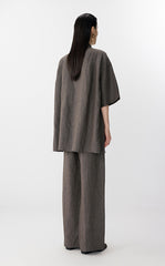 Shirt / JNBY Oversized Linen Short Sleeve Top