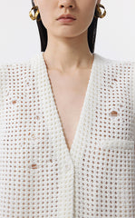 Sweater / JNBY Eco-Friendly Loose Knit Vest