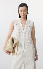 Sweater / JNBY Eco-Friendly Loose Knit Vest