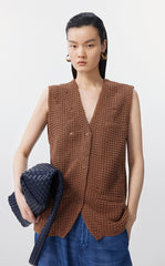 Sweater / JNBY Eco-Friendly Loose Knit Vest