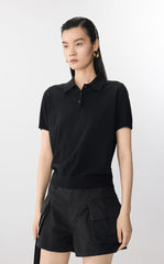 Sweater / JNBY Cotton Acetate Polo Knit