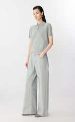 Sweater / JNBY Cotton Acetate Polo Knit