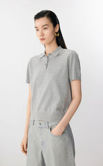 Sweater / JNBY Cotton Acetate Polo Knit